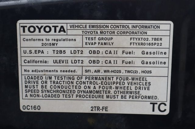 2015 Toyota Tacoma Base