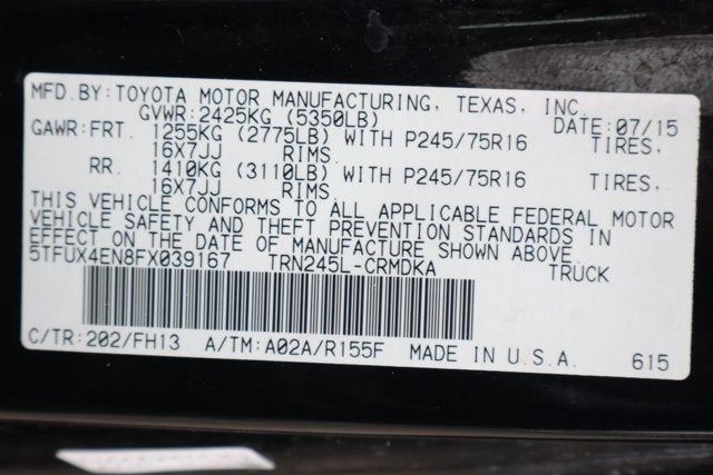 2015 Toyota Tacoma Base