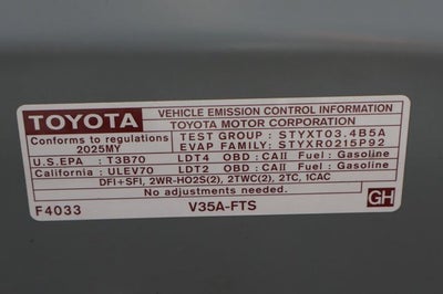 2025 Toyota Tundra Limited