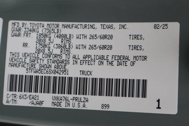 2025 Toyota Tundra Limited