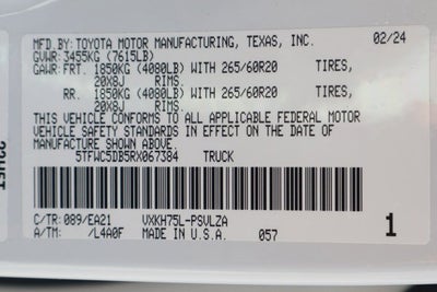 2024 Toyota Tundra Hybrid Limited