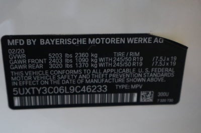 2020 BMW X3 sDrive30i