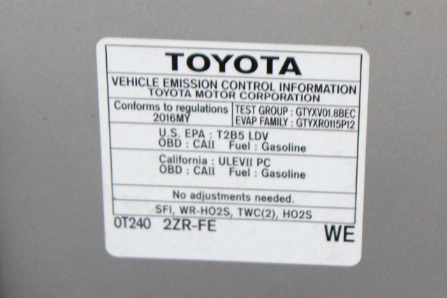 2016 Toyota Corolla LE