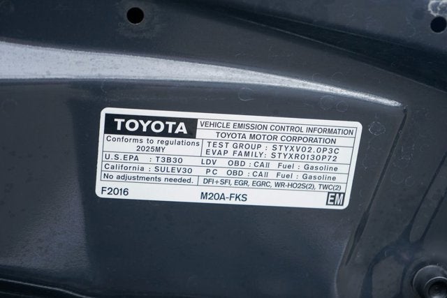 2025 Toyota Corolla SE