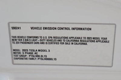 2023 Tesla Model 3 Base