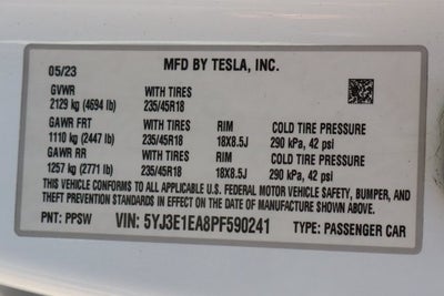 2023 Tesla Model 3 Base