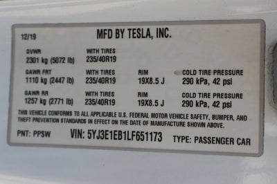 2020 Tesla Model 3 Long Range