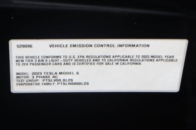 2023 Tesla Model S Standard Range