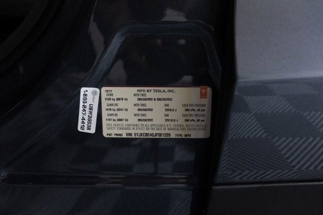 2018 Tesla Model X P100D