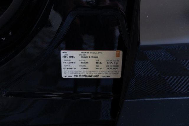 2019 Tesla Model X Performance