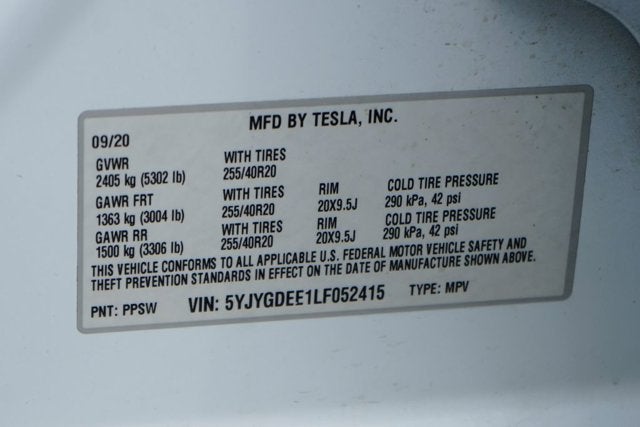 2020 Tesla Model Y Long Range