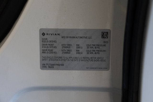 2023 Rivian R1T Adventure