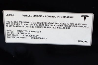2025 Tesla Model Y Long Range