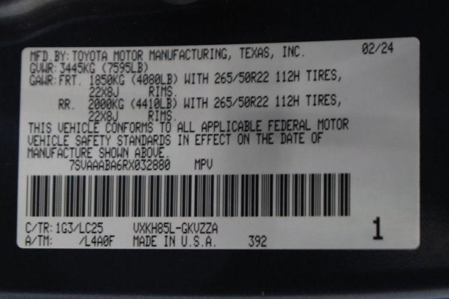 2024 Toyota Sequoia Capstone