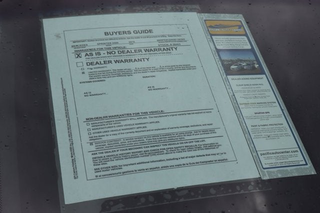 2016 Mercedes-Benz Sprinter 2500 Passenger 170 WB