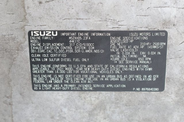 2022 Isuzu NPR XD