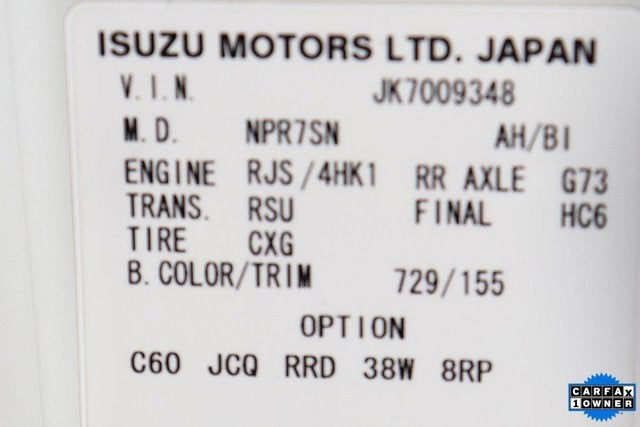 2019 Isuzu NPR HD