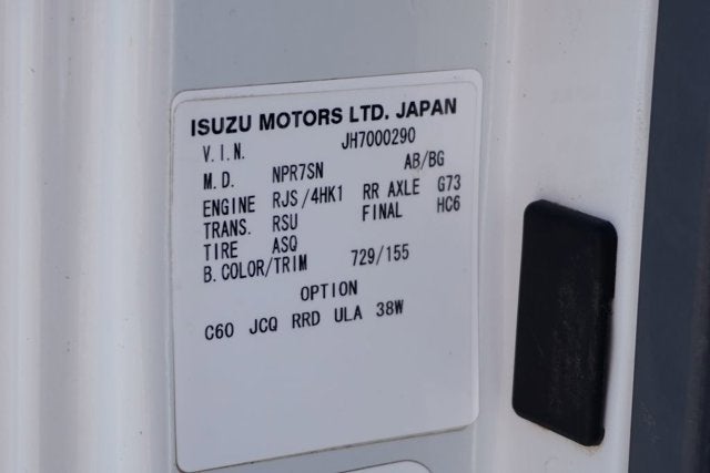 2017 Isuzu NPR IBT PWL