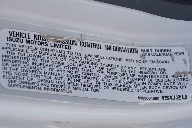 2017 Isuzu NPR IBT PWL