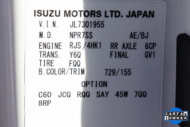 2020 Isuzu NRR Base