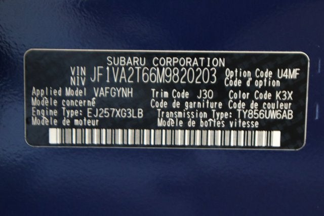 2021 Subaru WRX STi Limited
