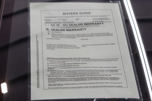 2021 Subaru WRX STi Limited