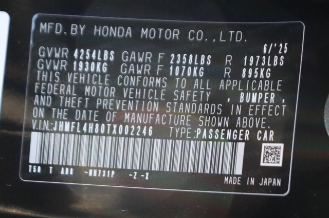 2026 Honda Civic Hybrid Sport