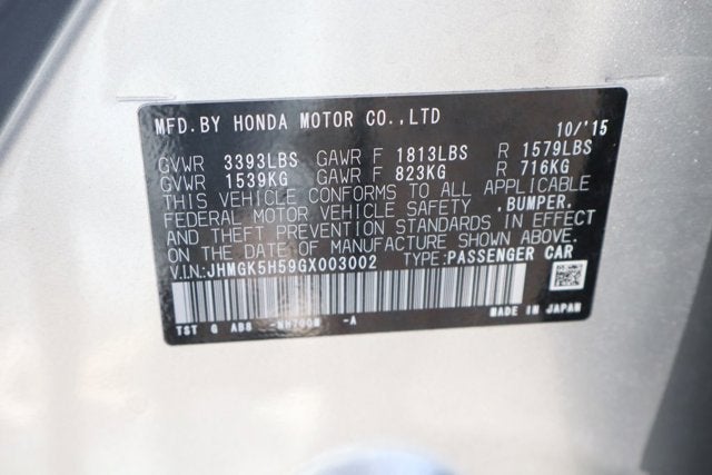 2016 Honda Fit LX