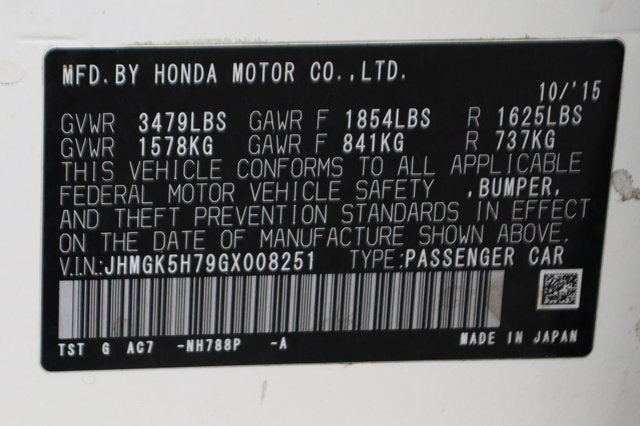 2016 Honda Fit EX