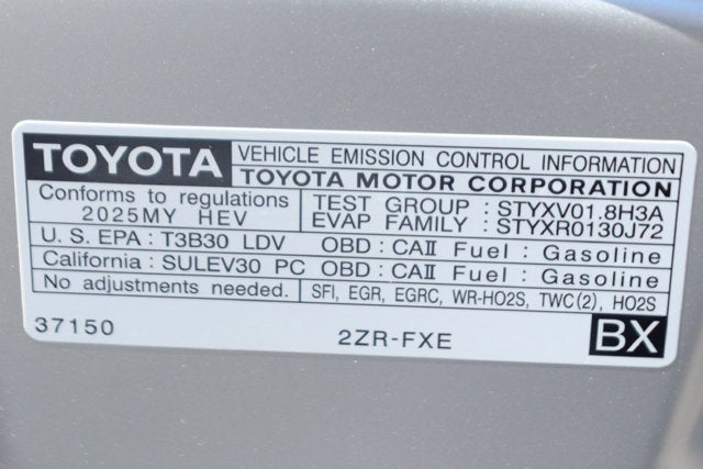 2025 Toyota Corolla Hybrid LE