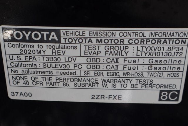 2020 Toyota Prius LE