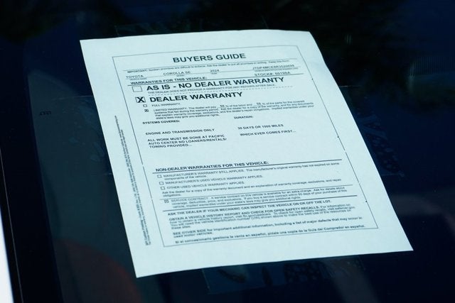 2024 Toyota Corolla SE