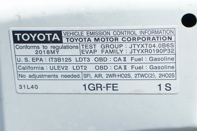 2018 Toyota 4Runner TRD Off-Road Premium