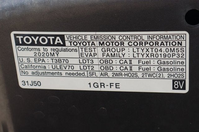 2020 Toyota 4Runner SR5 Premium