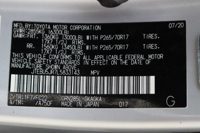 2020 Toyota 4Runner TRD Off-Road