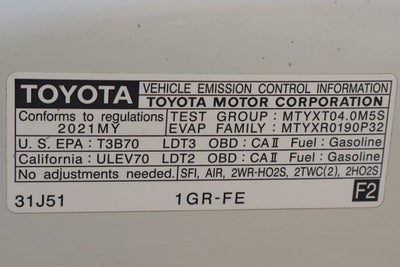 2021 Toyota 4Runner SR5