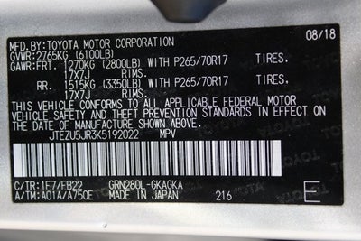 2019 Toyota 4Runner SR5