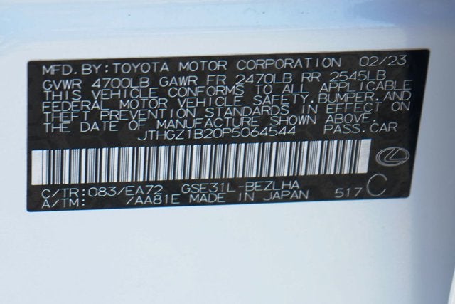 2023 Lexus IS 350 F SPORT