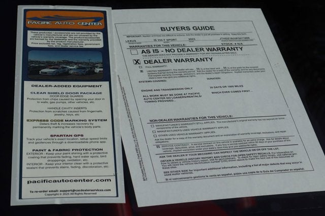 2023 Lexus IS 350 F SPORT