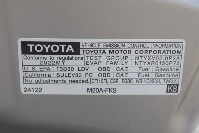 2022 Toyota Corolla Hatchback SE