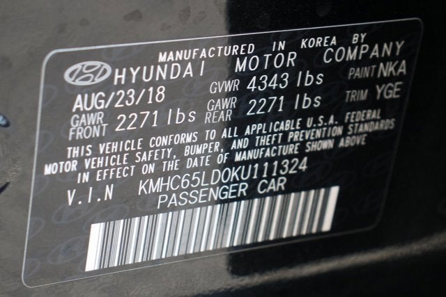 2019 Hyundai Ioniq Plug-In Hybrid Base