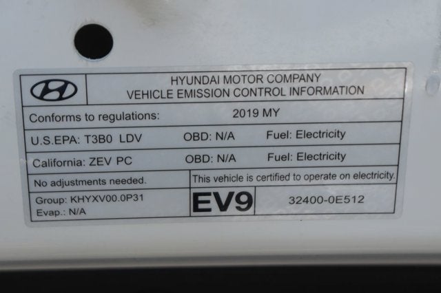 2019 Hyundai Ioniq Electric Base