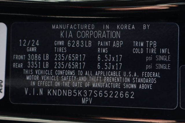 2025 Kia Carnival LXS