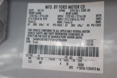 2016 Ford Transit Connect XL