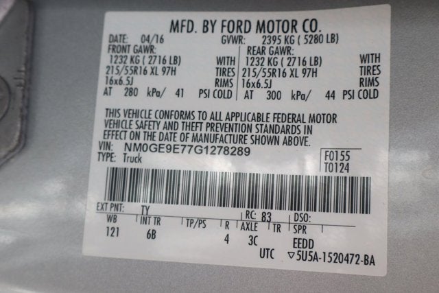 2016 Ford Transit Connect XL