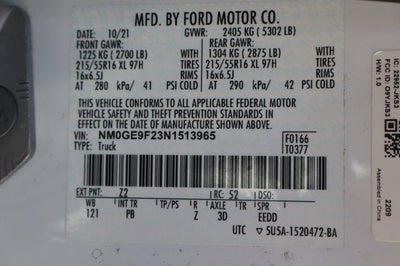 2022 Ford Transit Connect XLT