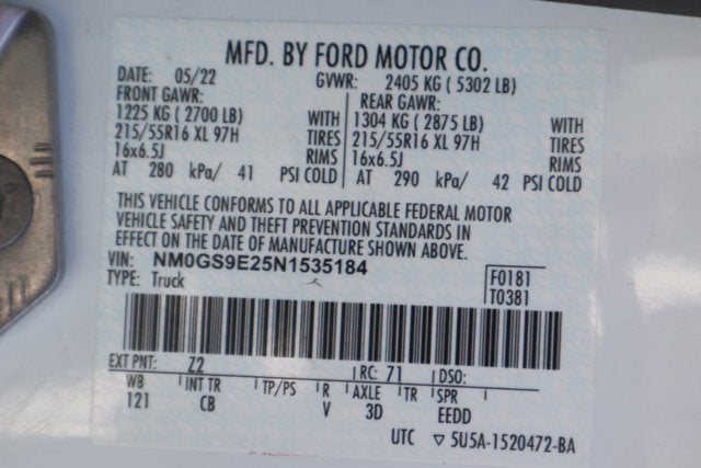 2022 Ford Transit Connect XL