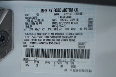 2022 Ford Transit Connect XL