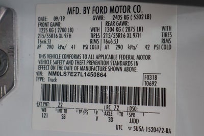 2020 Ford Transit Connect XL