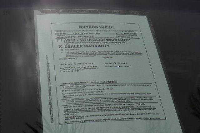 2021 Mercedes-Benz Sprinter 2500 Crew 170 WB